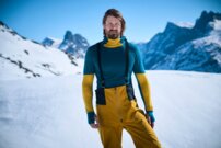 Pánske termoizolačné merino tričko Devold Expedition Arctic Pro Modrá